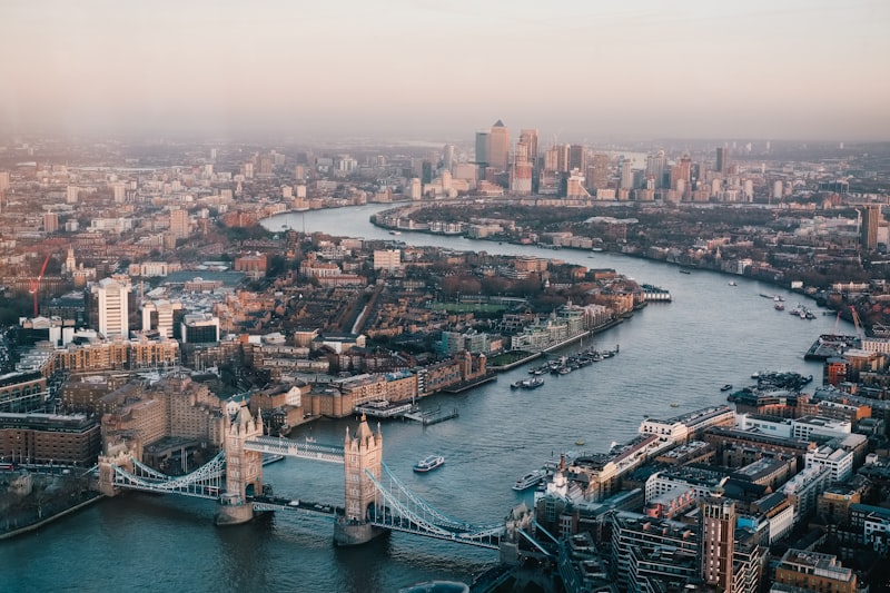 London skyline and River Thames